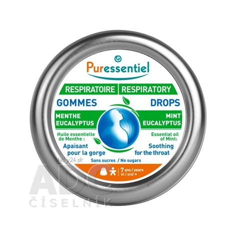 PURESSENTIEL Gumové pastilky na upokojenie hrdla
