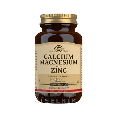 Solgar Vápnik, horčík a zinok