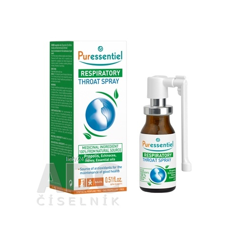 PURESSENTIEL Prírodný sprej do hrdla