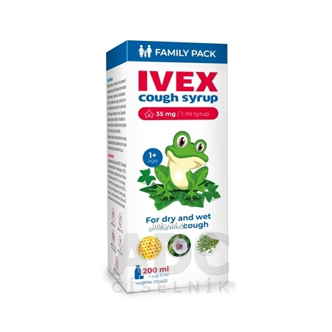 IVEX sirup na kašeľ