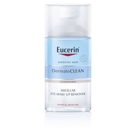 Eucerin odličovač voděodolného očného make-upu DermatoCLEAN 125 ml