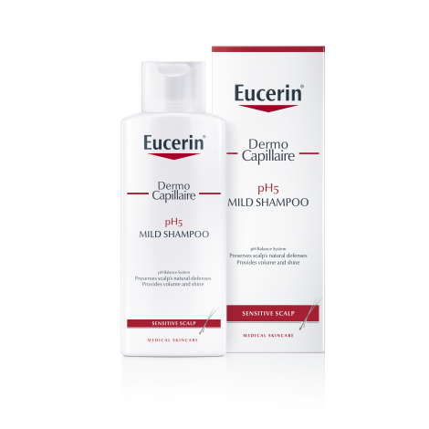 Eucerin DermoCapillaire pH5 Šampón pre citlivú pokožku hlavy 250 ml