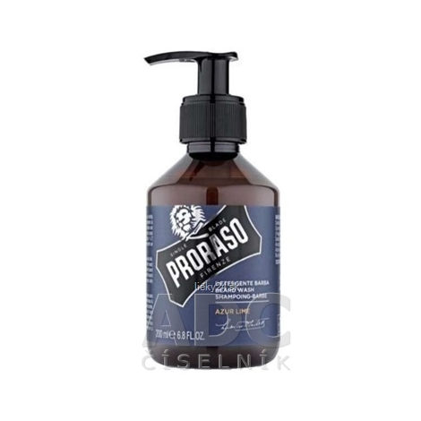 PRORASO Beard Shampoo AZUR LIME