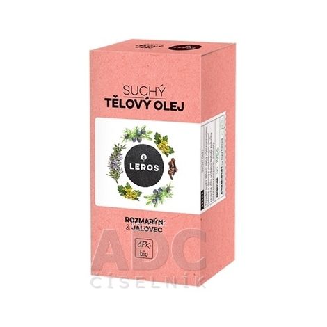 LEROS SUCHÝ TELOVÝ OLEJ ROZMARÍN & BORIEVKA