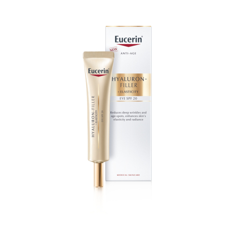 Eucerin Hyaluron-Filler + Elasticity Očný krém SPF 20 15 ml