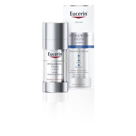 Eucerin Hyaluron-Filler + 3x EFFECT Nočné obnovujúce a vyplňujúce sérum 30ml