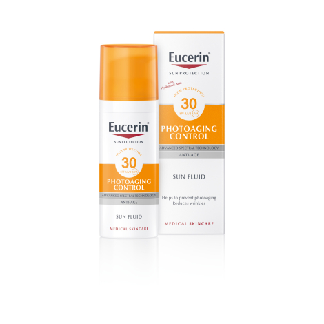 Eucerin SUN PHOTOAGING CONTROL Emulzia na tvár proti vráskam SPF 30 50ml