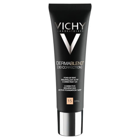 E-shop Vichy DERMABLEND 3D Korekcia make-up SPF 25 odtieň 15 Opal 30 ml