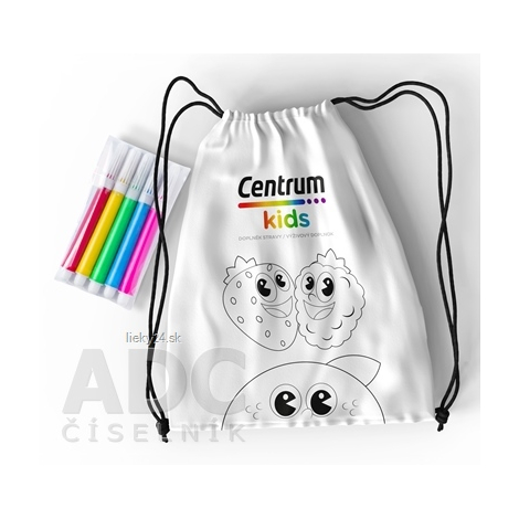 Centrum kids Vyfarbovací batôžtek a mini fixky