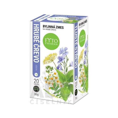 FYTO Bylinná zmes na hrubé črevo 20 x 1,5 g