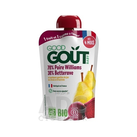 Good Gout BIO Hruška Williams s červenou repou