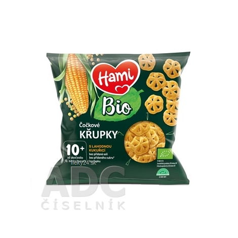 Hami BIO Šošovicové chrumky s kukuricou