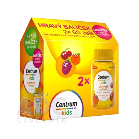 Centrum kids GUMMIES multifruit Darčekové balenie