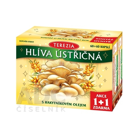 TEREZIA HLIVA USTRICOVITÁ S RAKYTNÍKOVÝM OLEJOM