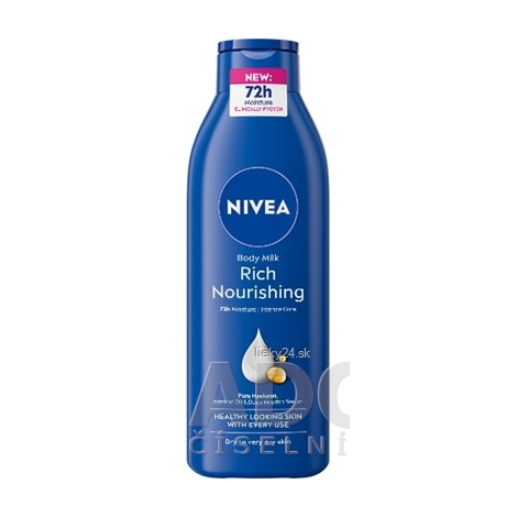 NIVEA Výživné telové mlieko