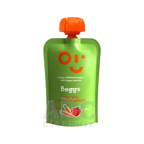 BEGGS BIO Mrkva a jablká 120 g