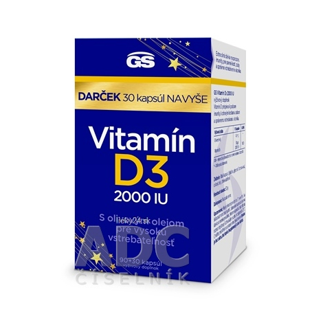 GS Vitamín D3 2000 IU Darček