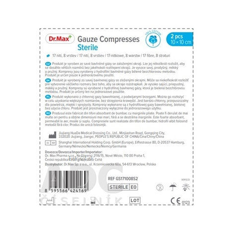 Dr.Max Gauze Compresses Sterile