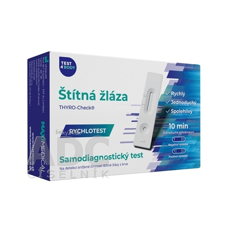 MAXIMEDICAL Rýchlotest Štítna žľaza