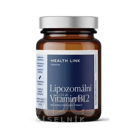 HEALTH LINK Lipozomálny vitamín B12 60 kapsúl