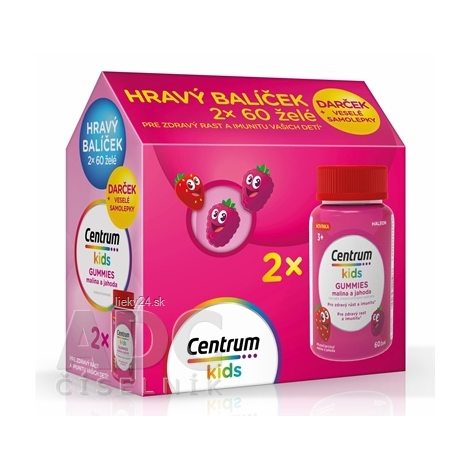 Centrum kids GUMMIES malina a jahoda