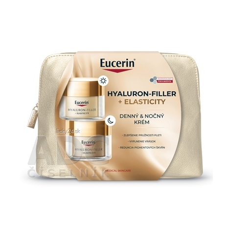 Eucerin Hyaluron-Filler + Elasticity Vianočná taštička 1ks