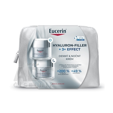 Eucerin Hyaluron-Filler + 3x EFFECT Vianočná taštička 1ks