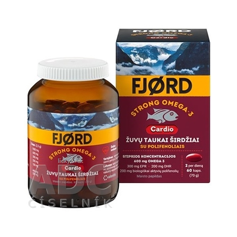 FJORD STRONG OMEGA-3 Cardio Rybí olej