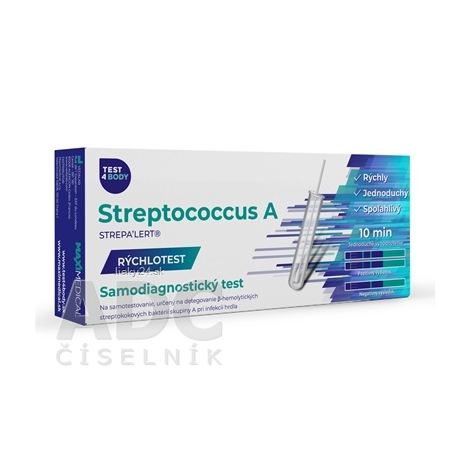 MAXIMEDICAL Rýchlotest Streptococcus A