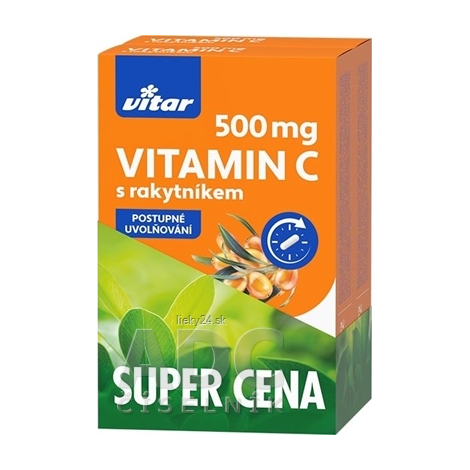 VITAR VITAMÍN C 500 mg S RAKYTNÍKOM DUOPACK