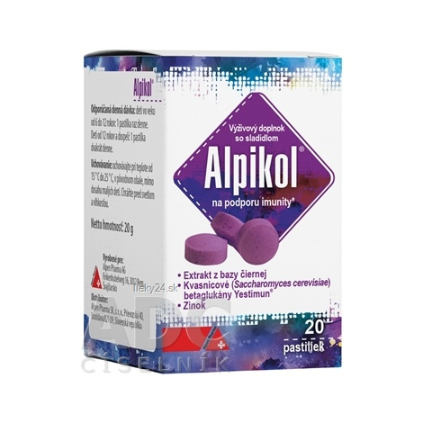 Alpikol na podporu imunity 20 pastilek