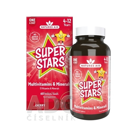 NATURES AID SUPER STARS Multivitamins & Minerals