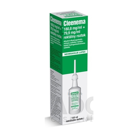 Cleenema 180,8 mg/ml + 79,9 mg/ml