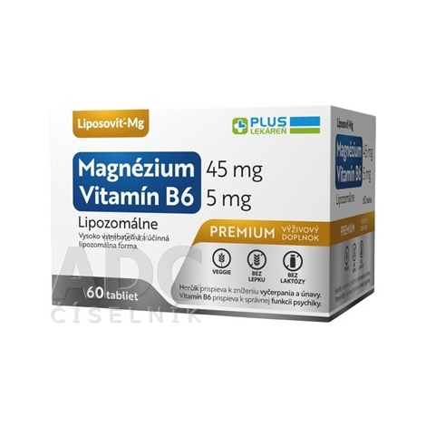 PLUS LEKÁREŇ Lipozomálne magnézium + vitamín B6