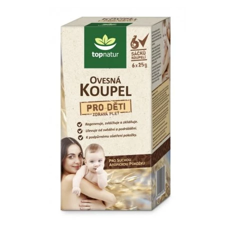 Ovsený kúpeľ pre deti