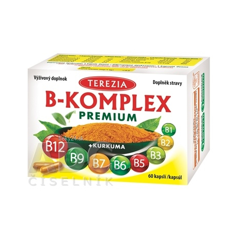 TEREZIA B-KOMPLEX Premium + kurkuma