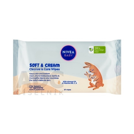 NIVEA BABY Čistiace obrúsky Soft & Cream