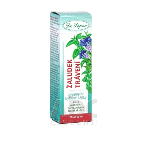 Dr. Popov Bylinné kvapky ŽALÚDOK TRÁVENIE
