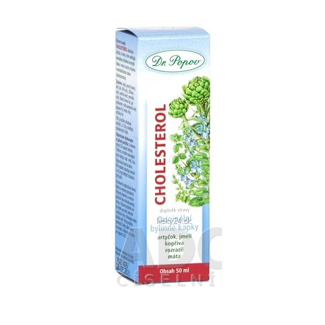 Dr. Popov Bylinné kvapky CHOLESTEROL