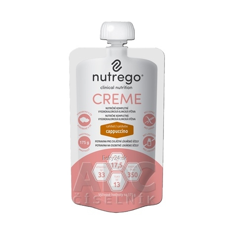 Nutrego CREME s príchuťou cappuccino
