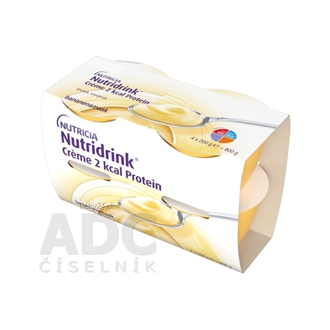 NUTRIDRINK Creme 2 kcal protein banán 24 x 200 g