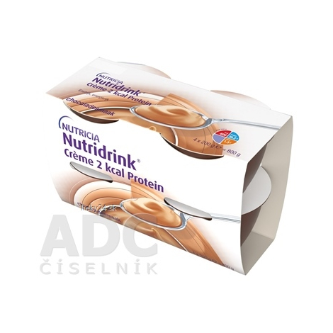 Nutridrink Crème 2 kcal Protein s čokoládovou príchuťou 24x200 g