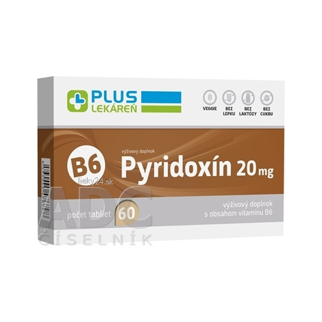 PLUS LEKÁREŇ Pyridoxín 20 mg