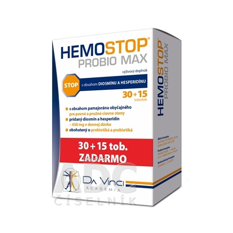 Da Vinci Academia HemoStop Probio MAX EKO balenie 45 cps
