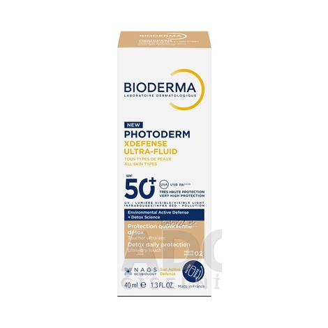 BIODERMA Photoderm XDefense Ultra fluid SPF 50+ svetlý 40 ml