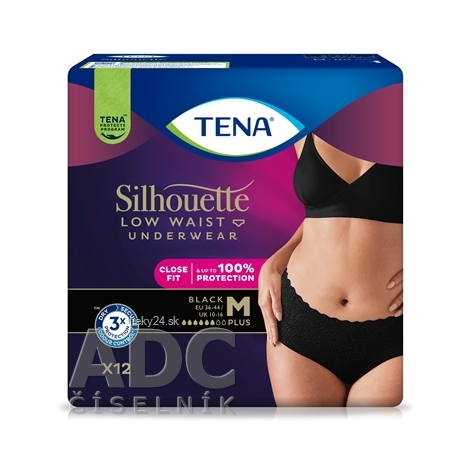 TENA Silhouette Plus Low Waist Black M
