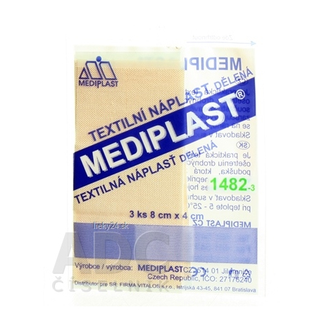 MEDIPLAST Textilná náplasť delená 1482 (3)