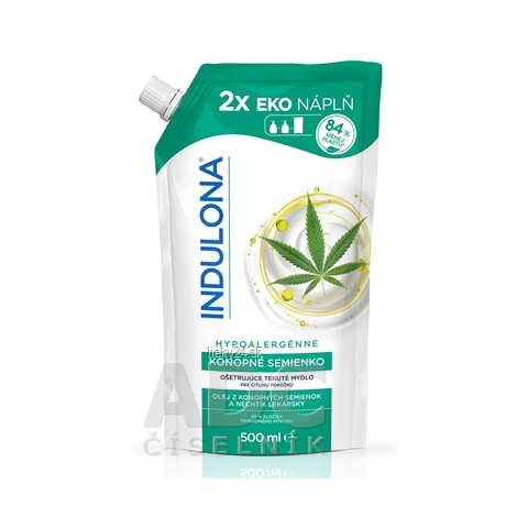 INDULONA Tekuté mydlo KONOPNÉ SEMIENKO