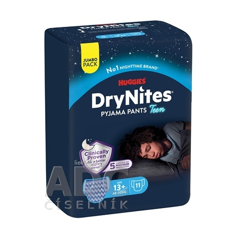 HUGGIES DRY NITES XL pre chlapcov (13+ r.) JUMBO