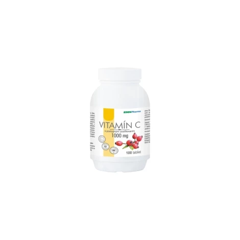 Edenpharma Vitamín C 1000 mg s postupným uvoľňovaním so šipkovým extraktom 100 tbl